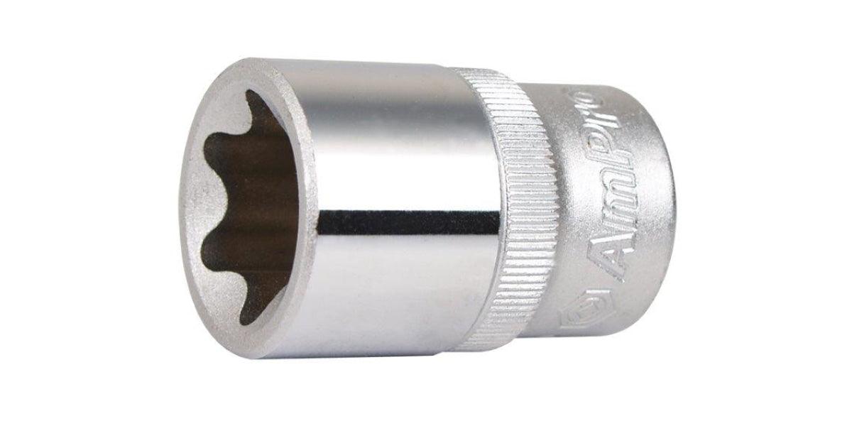 1/2 Dr. X E22 External Star Socket AMPRO T33377 - Modern Auto Parts 