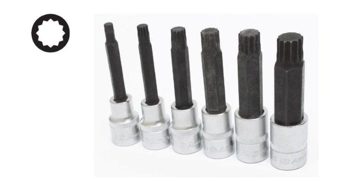 1/2 Dr X M10 Spline Bit Socket-100Mm AMPRO T33183 (Single Not a set) - Modern Auto Parts 