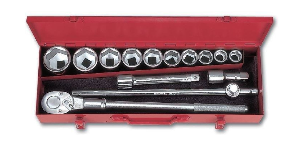 14Pc 3/4 Dr. 6Pt Socket Set (Metric) Ampro T45700 Tools