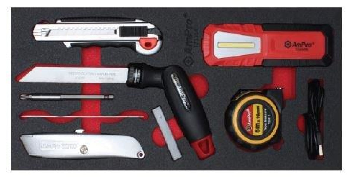 19Pc Recharge Work Light & Multi-Tool Set Ft AMPRO T23356 tools at Modern Auto Parts!