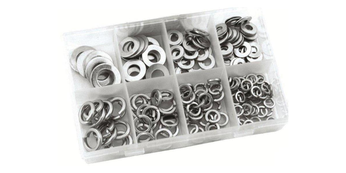200 Piece Assorted Flat And Spring Washers Set - Modern Auto Parts