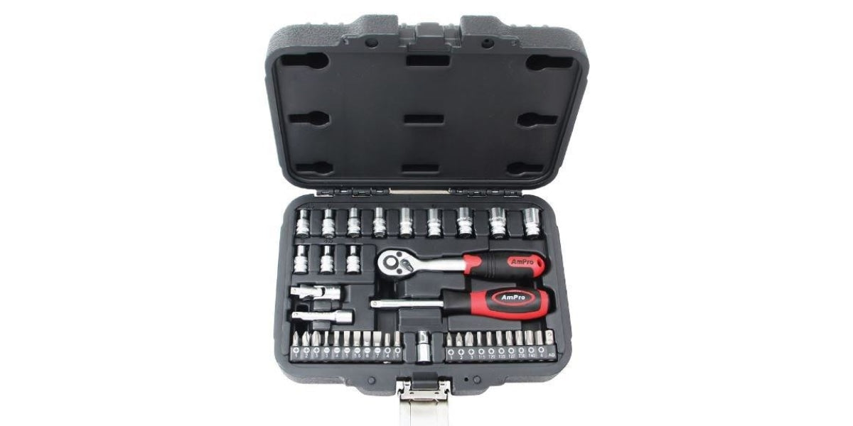 39Pc 1/4 Dr Bolt-Fi T Socket Set (Metric) AMPRO T52703 tools at Modern Auto Parts!