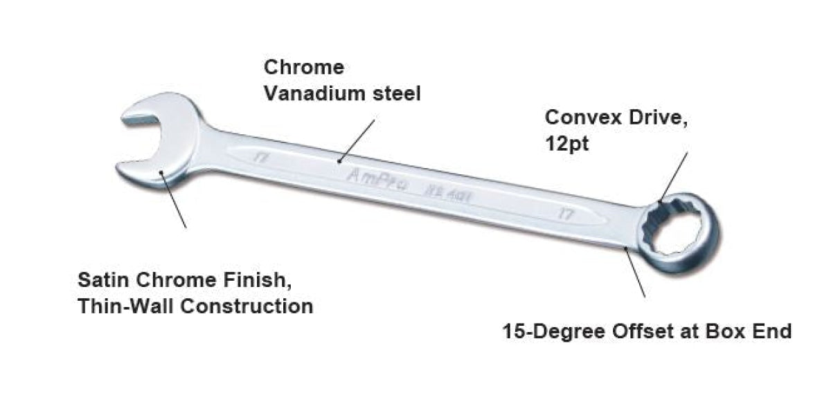 41Mm - Combination Wrench AMPRO T40138 tools at Modern Auto Parts!