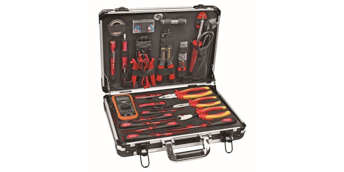 48Pc Electrical Toolset W/ Aluminum Case AMPRO T45911 tools at Modern Auto Parts!