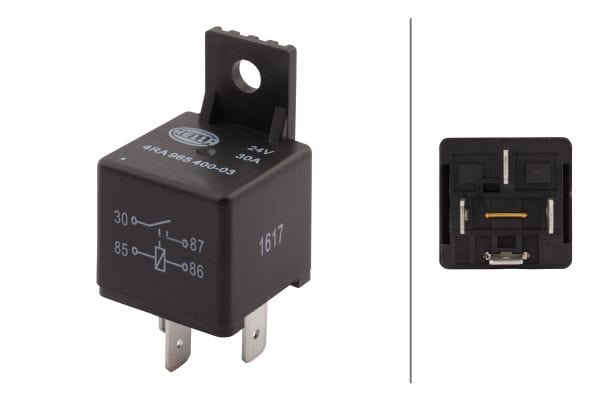 Relay 4 Pin 24V 30A HELLA 4RA-965400-031