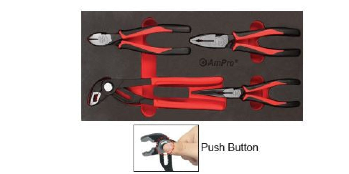 4Pc High Leverage Pliers Set Ft AMPRO T28590 tools at Modern Auto Parts!