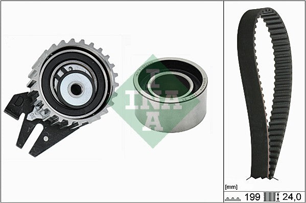 Timing Belt Set Alfa Romeo 159 (939_) 2.4Jtd 939A3000 (530062510 Ina)