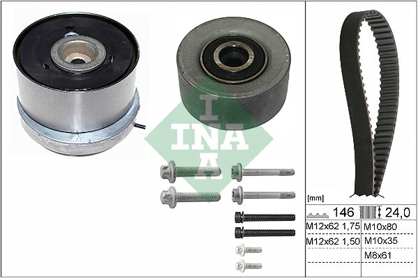 Belt Kit Opel Astra H,J,Corsa D,Meriva Z16/A16/X16 Chev Aveo Ldt 1.6 Stilo 1.6 16V 192B3000 (530072410 Ina)