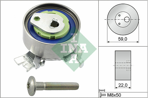 Timing Belt Tens Opel Astra F,Astra G,Astra H,Meriva,Zafira 1.4,1.6,1.8 X14,16,X18 (531051830)