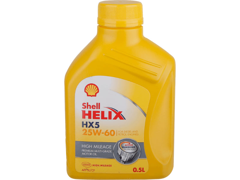 Shell Hx5 25W60 High Mileage 500ML
