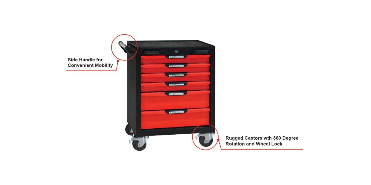 6-Drawer Wagon (666 X 459 X 885Mm) AMPRO T47090 tools at Modern Auto Parts!