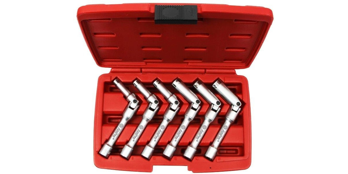 6Pc 3/8 Dr Extra Lo Ng Flex Joint Socket Set AMPRO T75850 tools at Modern Auto Parts!