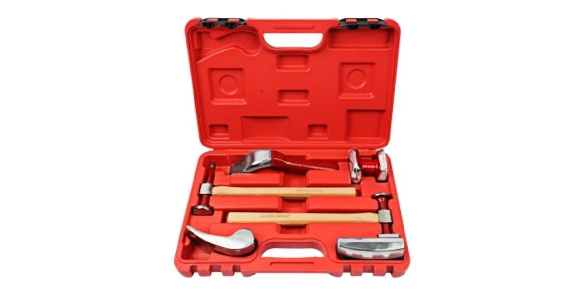 6Pc Auto Body Hammer & Dolly Set AMPRO T20664 tools at Modern Auto Parts!