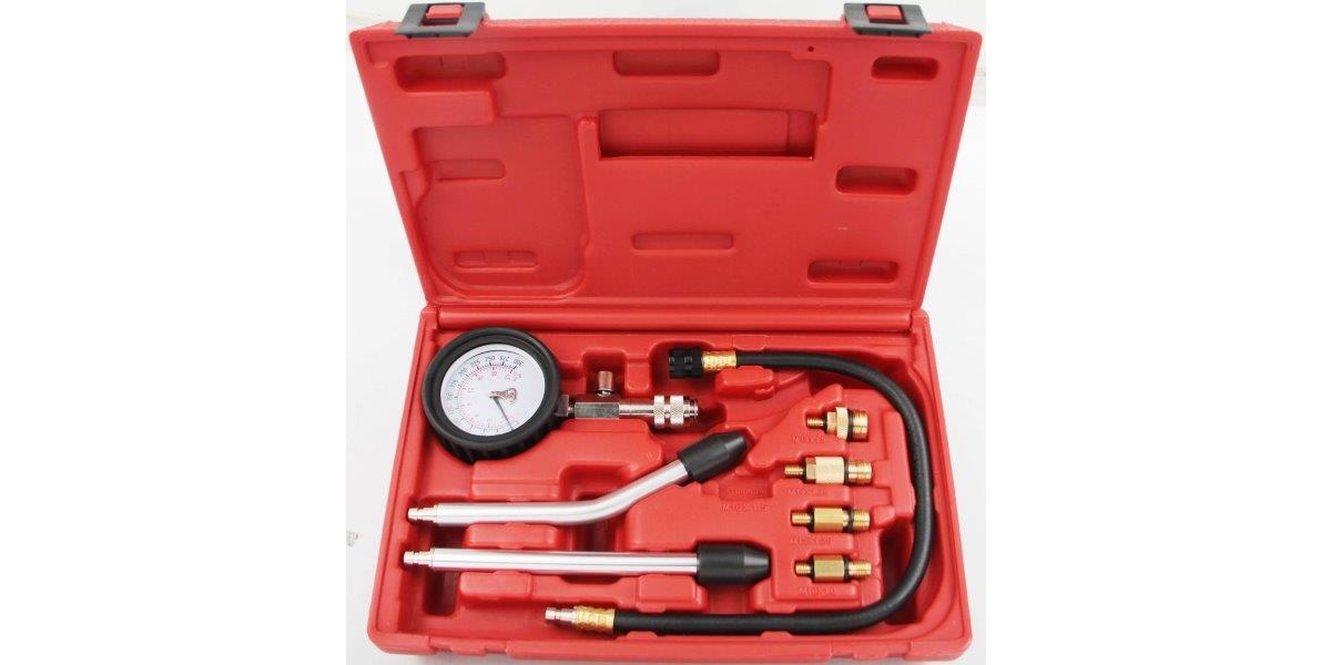 8Pc Petrol Engine Compression Tester Kit AMPRO T75544 tools at Modern Auto Parts!