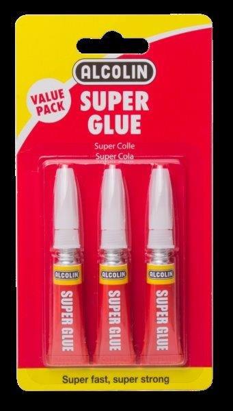 Alcolin Super Glue 3Gx3 (3 Pack)