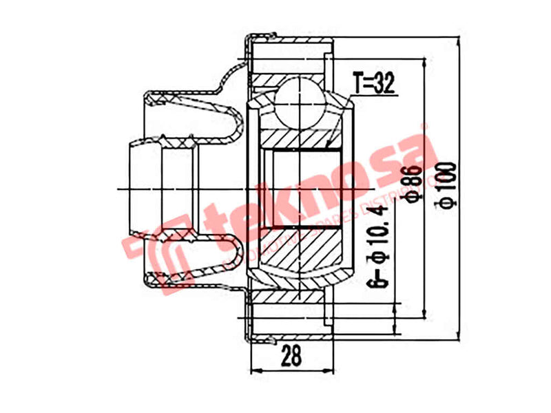 Inner Cv Joint Bmw E60 E65 530I 545I 535I M5 735I 745I 740I 2001-