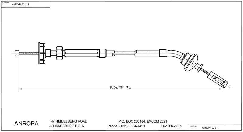 Clutch Cable Vw Caddy