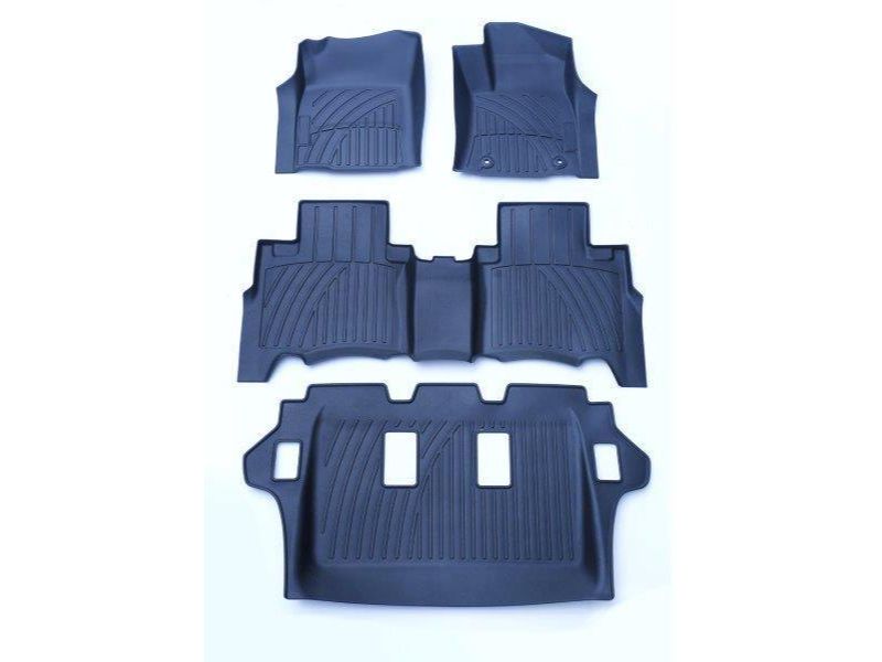 Custom Dna Toyota Fortuner Automatic 2015+ Blue Rubber Car Mats