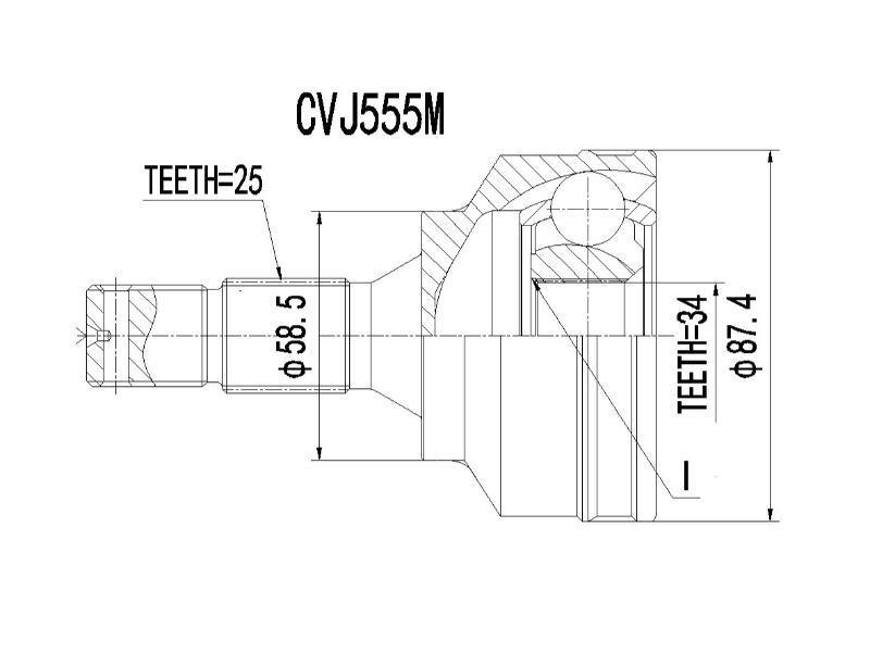 Cv Joint -Citroen - Cvj555M - Modern Auto Parts 