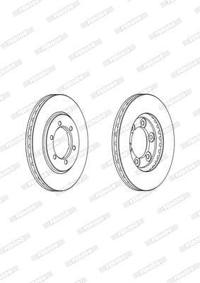 Remskyf Geventileerde Voor Nissan L18/Sd22/23/16/18 (Enkel)