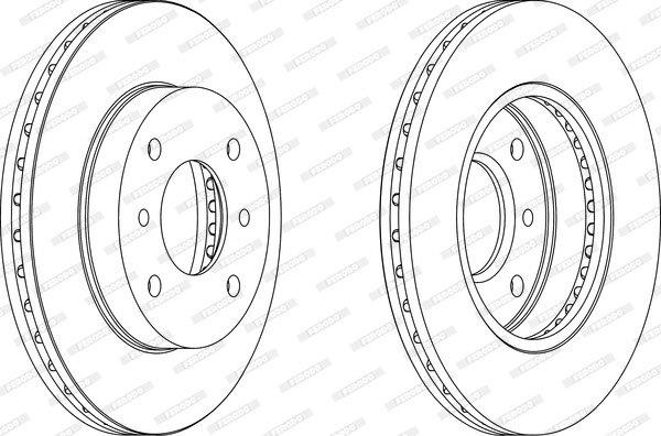 Brake Disc Vented Front Nissan Primera 2.0 (Single)