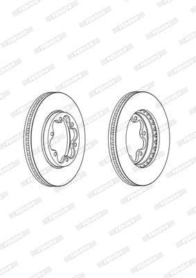 Brake Disc Vented Front Toyota Quantum (Single)