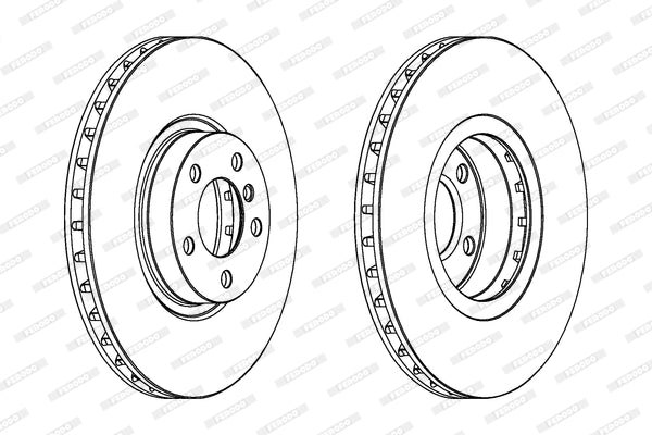 Brake Disc Vented Front Bmw X5 E70/ X6 E71/ E72 (Single)