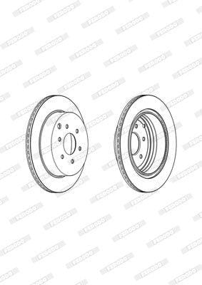 Remskyf Geventileerde Voor Nissan Pathfinder 2.5Dci/ (Enkel)