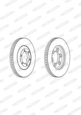 Brake Disc Vented Front Isuzu Kb P190 (Single)