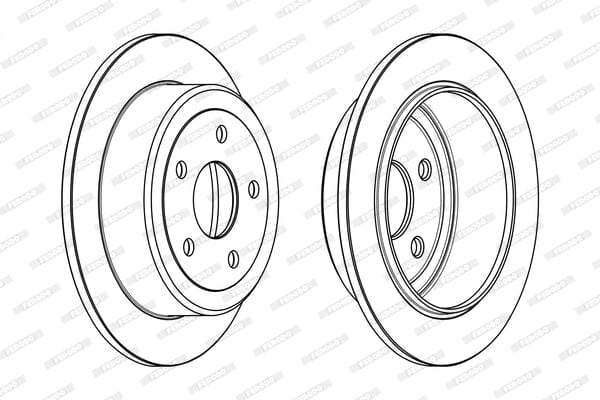 I-Brake Disc (Ipheya) I-Rear Solid Jeep Wrangler Ii/Iii (Isethi)