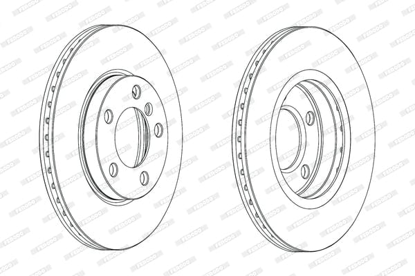 I-Brake Disc Front Mini Cooper Countryman, i-Paceman 1.6i (DDF2122C) (PAIR) 