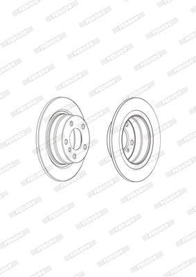 Brake Disc Solid Rear Bmw F20/ F21 (Single)