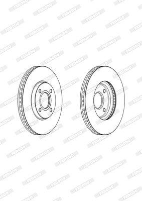 Brake Disc Vented Front Ford Ecosport (Single)