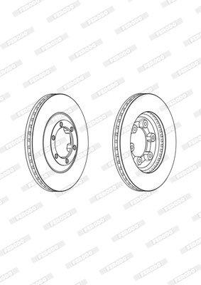 Brake Disc Vented Front Isuzu Kb240/250 (Single)