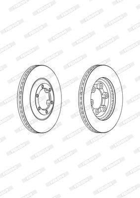 Remskyf Geventileerde Voor Isuzu Kb240/250 (Enkel)