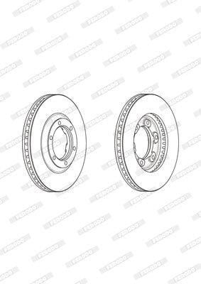 I-Brake Disc Vented Front Isuzu Kb 2.4 2007 (Iyodwa)