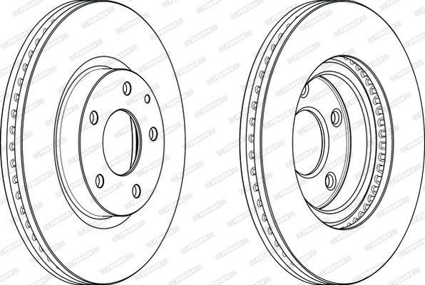 Brake Disc Vented Front Mazda Cx-5 (Single)