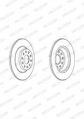 I-Brake Disc Rear Audi A3 Sedan (Eyodwa)