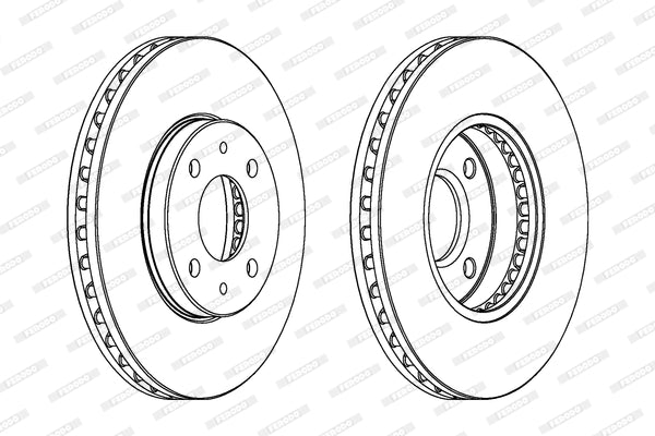 Brake Disc Vented Front Nissan Sentra/Sabre 200St (Single)