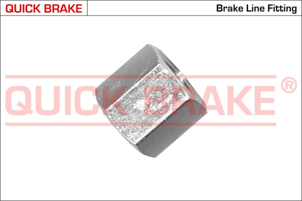 Brake Tube Nut M10X1 Female 14X13 3/16 (Eqb)