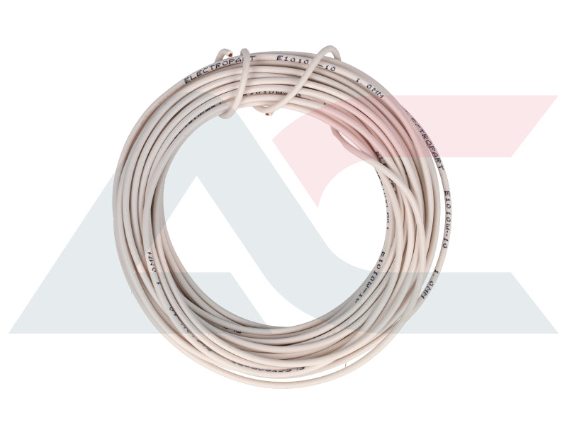 Electric Cable 1.00mm White (10M)