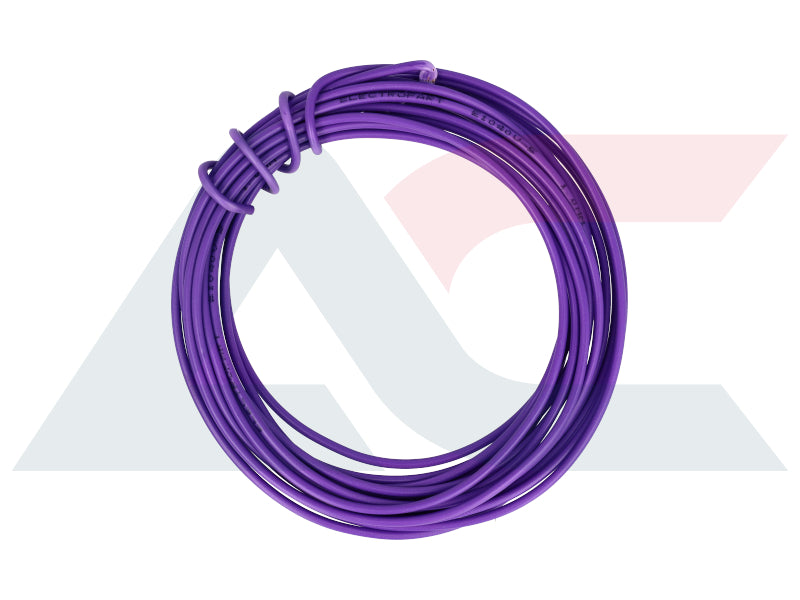 Electric Cable 1.00mm Violet (5M)