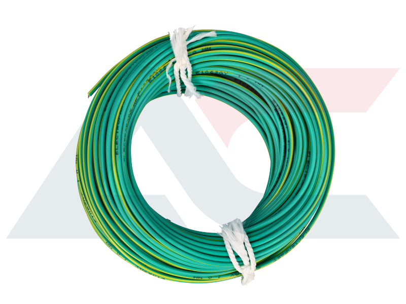 Electric Cable 1.00mm Green/Y (30M)