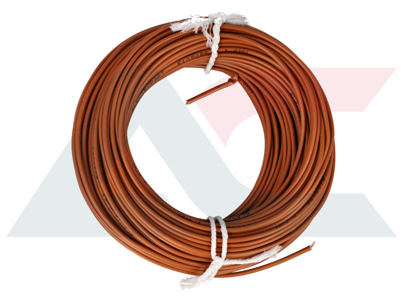 Electric Cable 1.00mm Brown (30M)