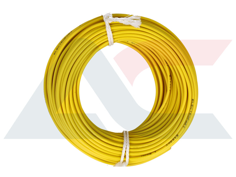 Electric Cable 1.50mm Yellow (30M)