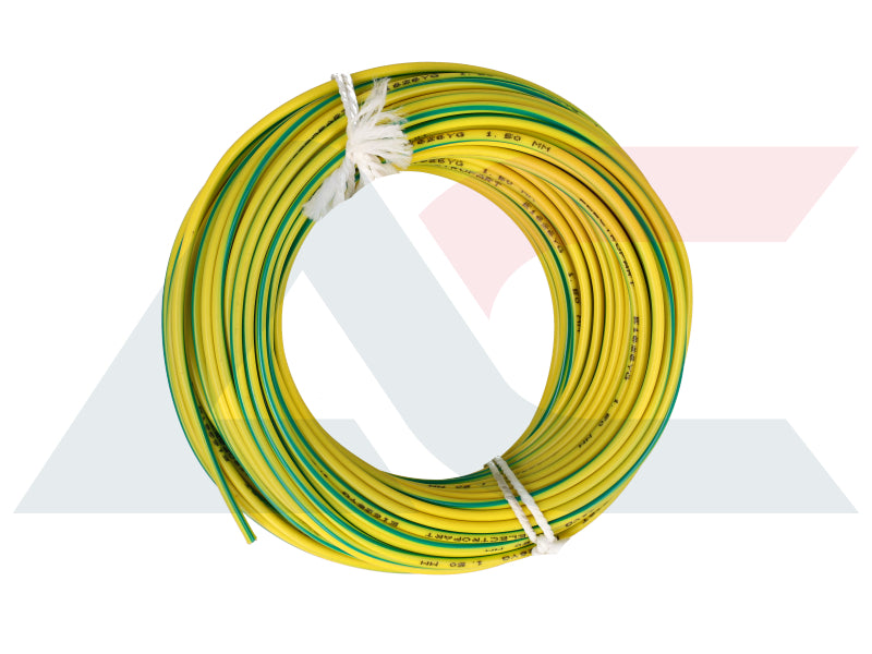 Electric Cable 1.50mm Yellow/Green (30M)