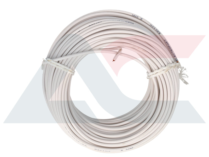 Electric Cable 2.00mm White (30M)