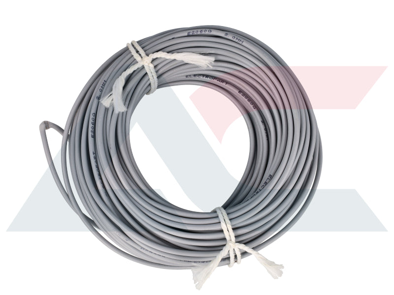 Electric Cable 2.00mm Grey (30M)