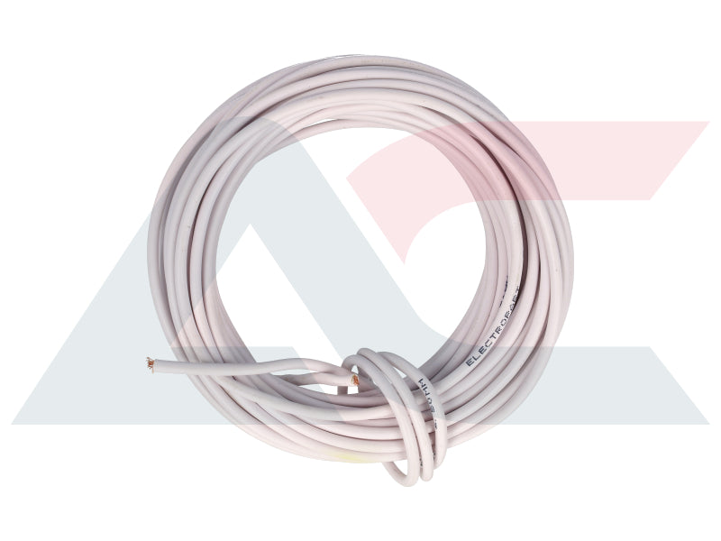 Electric Cable 2.50mm White (10M)