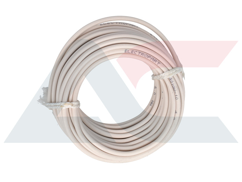 Electric Cable 4.00mm White (10M)